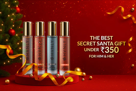 The Best Secret Santa Gift Under ₹350 for Him & Her — Why HVNLY Perfumes Are the Perfect Pick This Christmas?