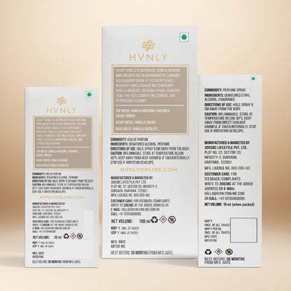 Velvet Vanille Eau De Parfum For Women