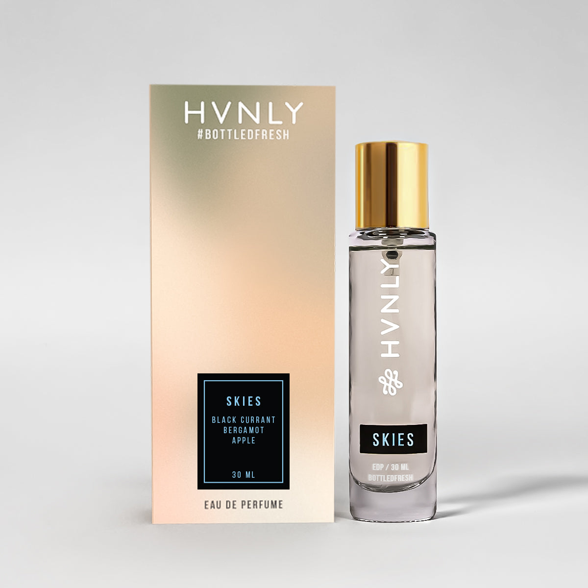 HVNLY Skies Eau De Perfume For Men Bottle And Pack Image